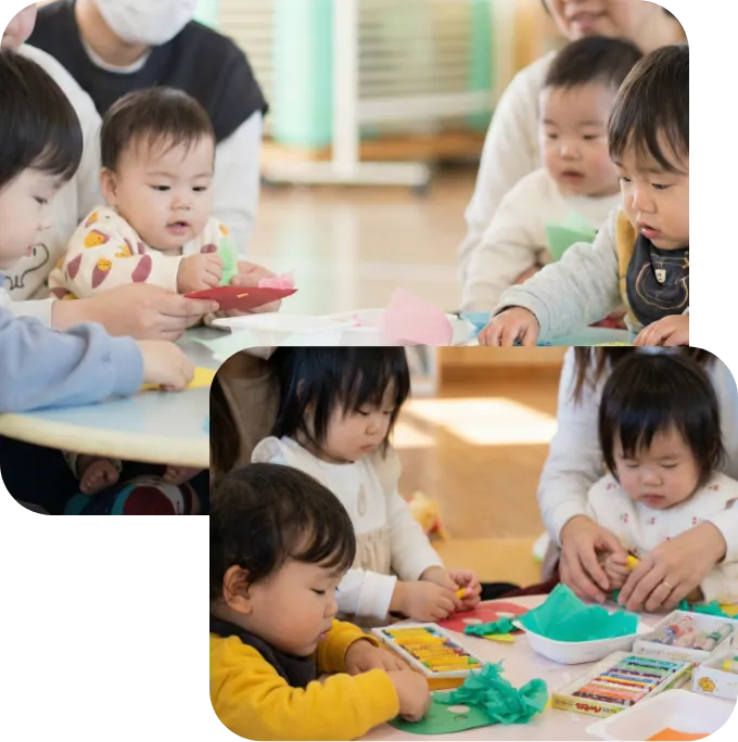 さくらんぼきっずで遊ぶ子どもたち